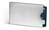 Durable Certified RFID SECURE Credit Card Wallet Sleeve 61x90mm Silver (Pack 10) - 890023
